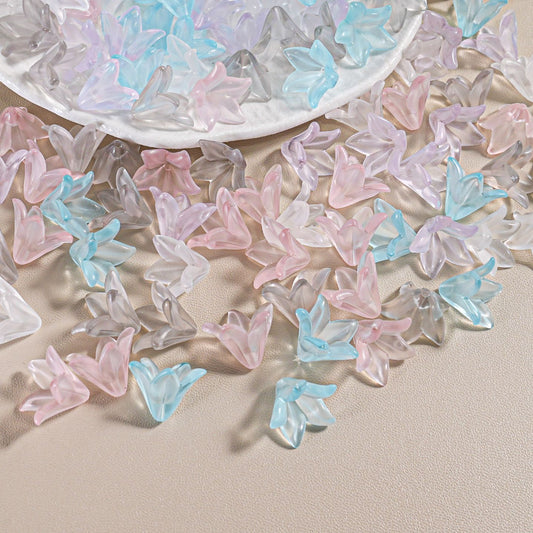 Acrylic Transparent Perfume Lily Flowers