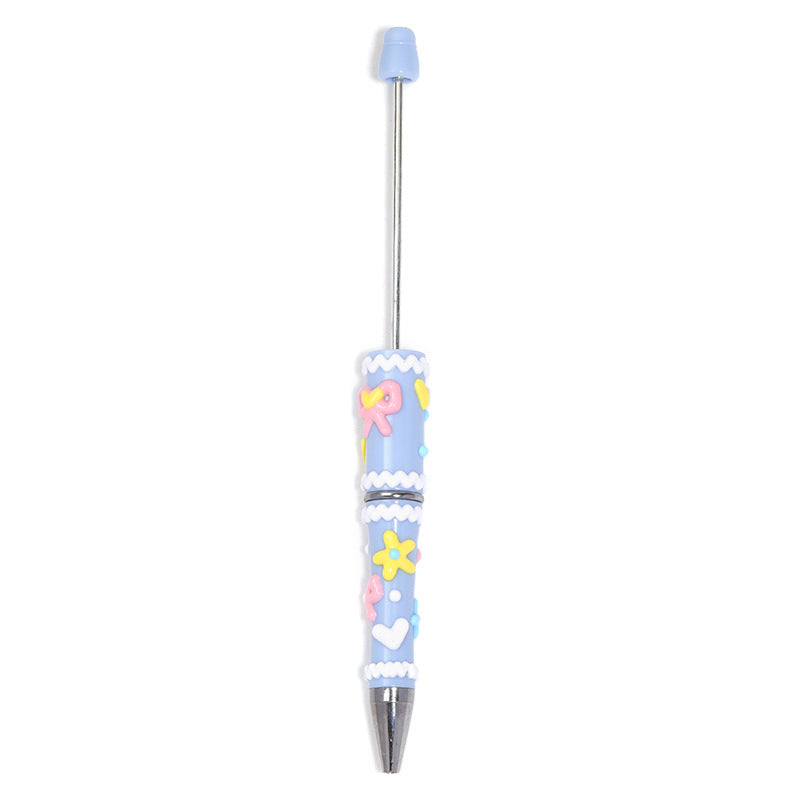 5 Pcs Hand-painted Bowknot Beaded Pen