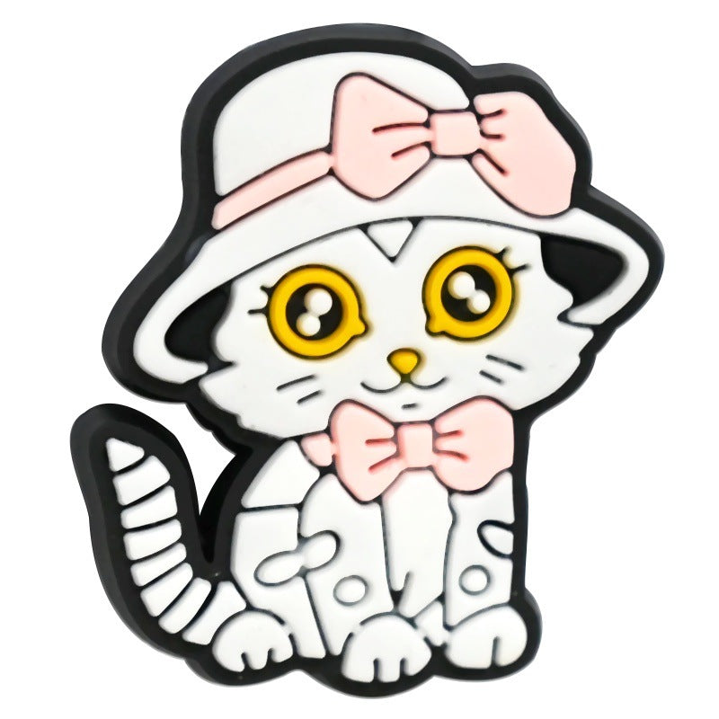 Cute Cartoon Cat Series Silicone Focus Beads Silicone Focus Beads