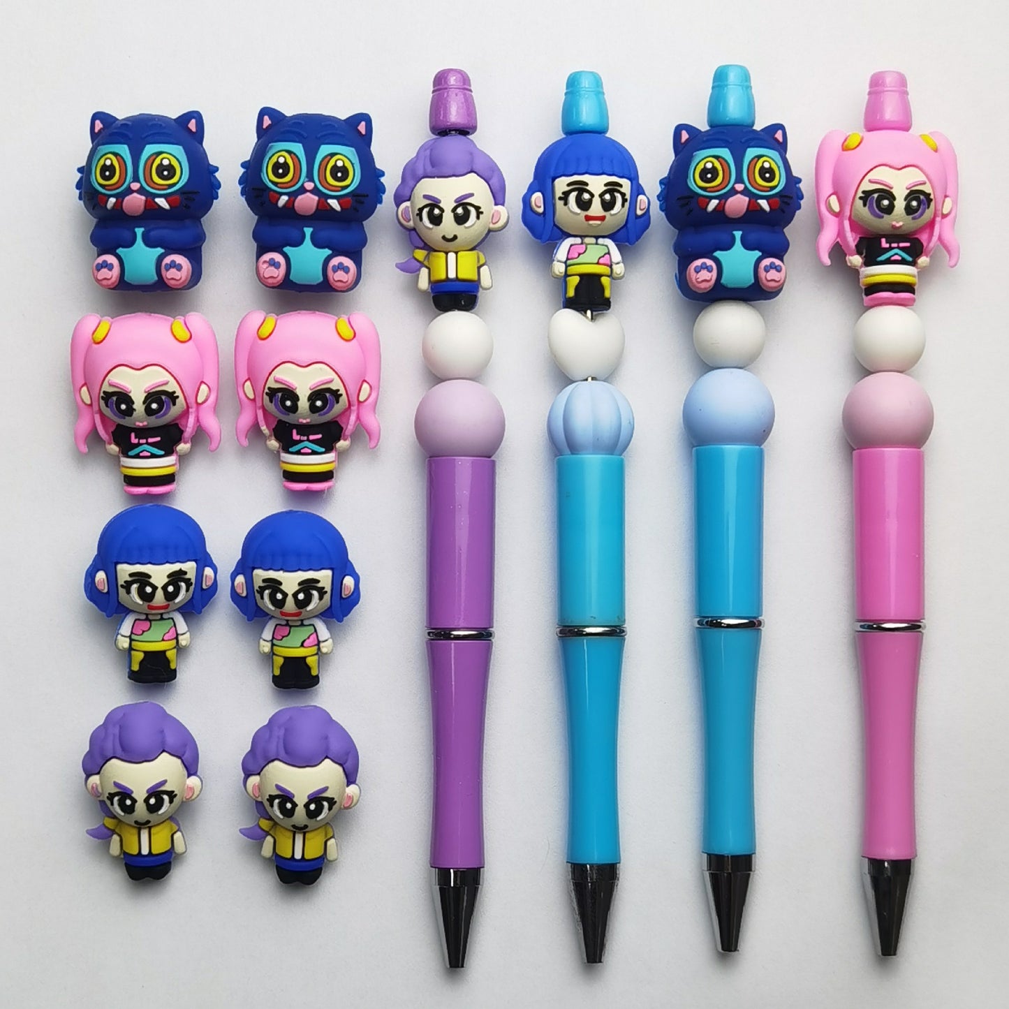 Demon Slayer Silicone Beads