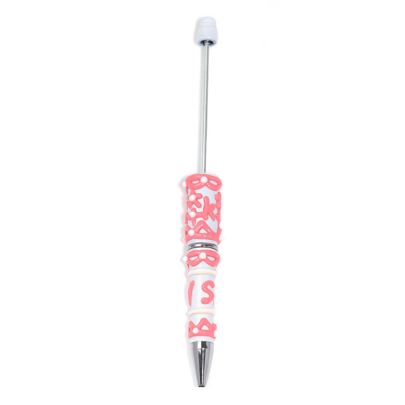 Hand-Painted Beaded Pen