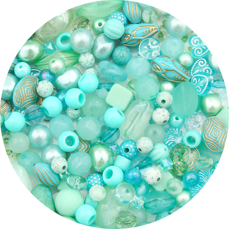 Multi-color Mixed Baroque Style Acrylic Beads
