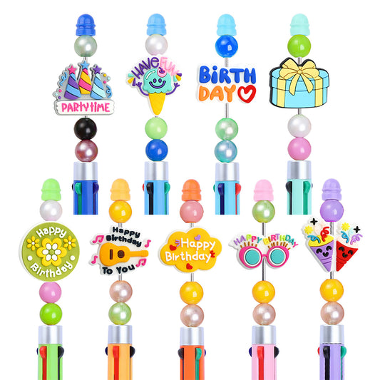 Birthday Party Decoration Silicone Focus Beads