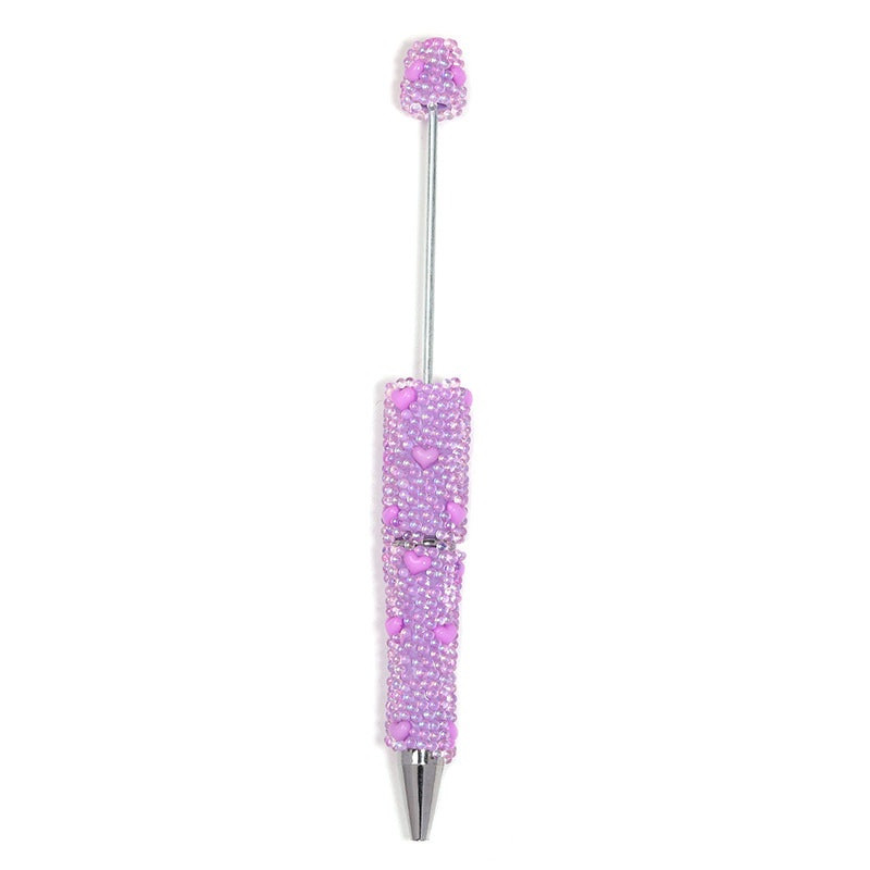 Heart Bubble Beaded Pen Lightweight