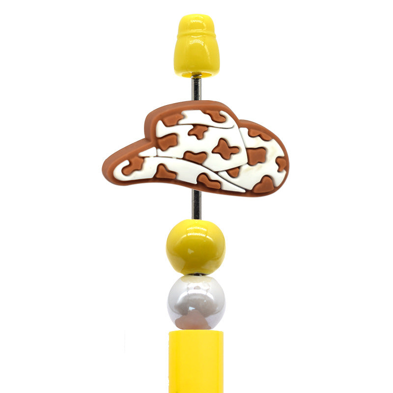 Cute cartoon silicone focal beads