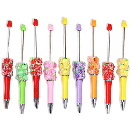 Creative Fruit Beaded Pen