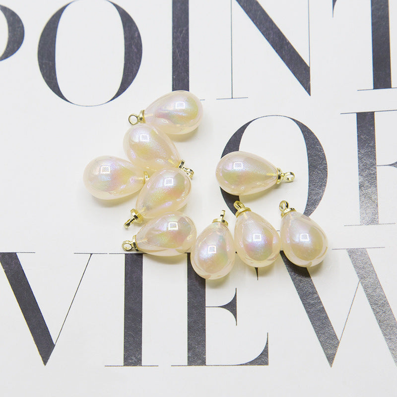 Mermaid Pearl Water Drop Pendant Manufacturer Wholesale Ancient Style Hair Accessories Earrings Accessories Clothing Accessories Earrings Pendants diy Decor
