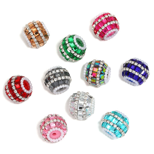 Lantern Drill Ball Beads