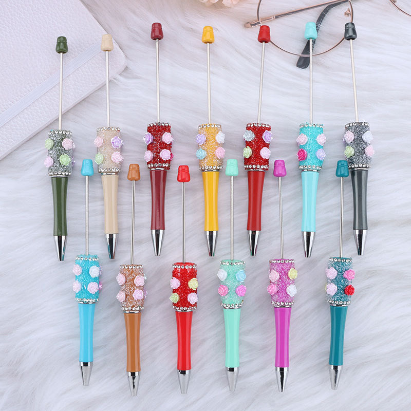 Sugar Flower Beaded Pen