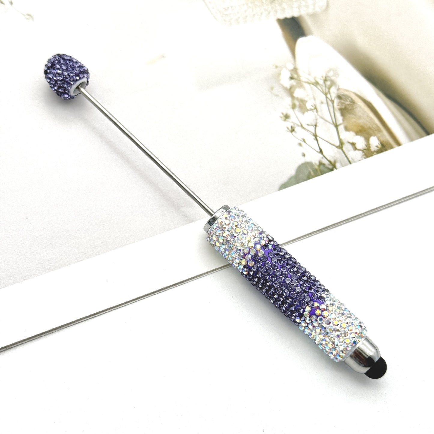 Touchscreen Gradient Full Diamond Beaded Pen