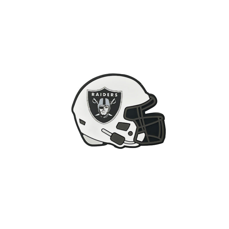 NFL Team Silicone Focal Beads American Football