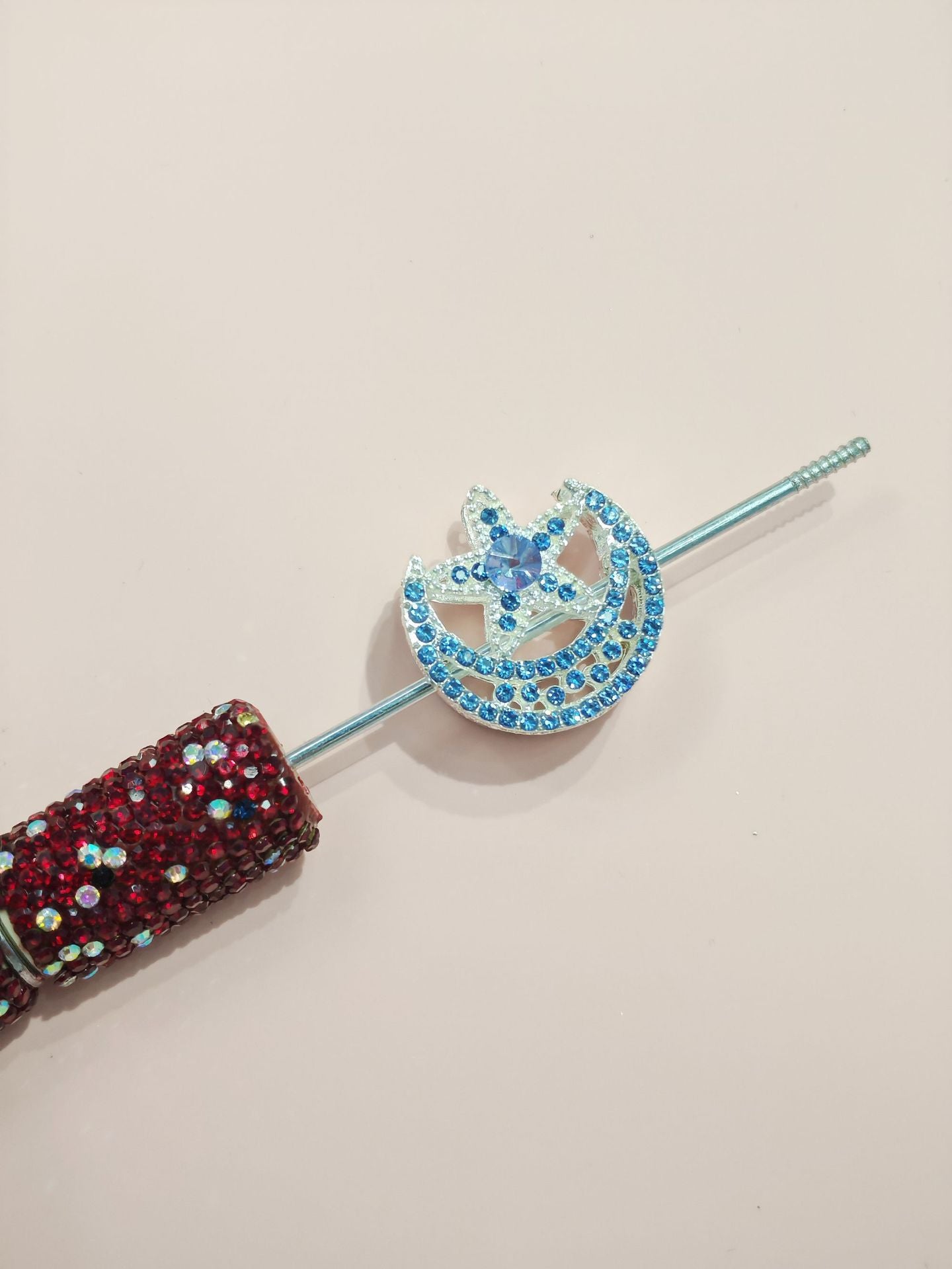 Hollow Star Moon Alloy Beads