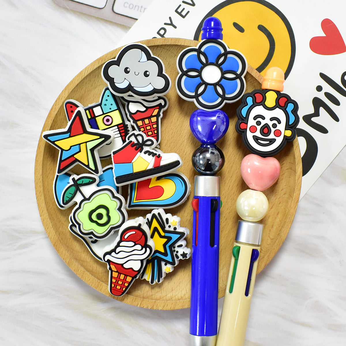 Colorful Series Silicone Focal Beads