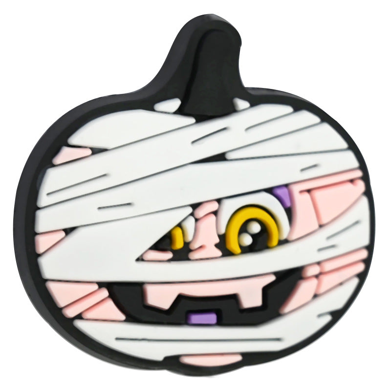 Halloween Pumpkin Series Silicone Focal Beads