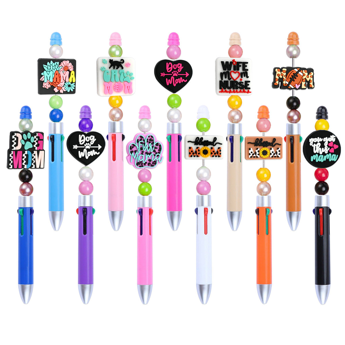 Mother's Day Series Silicone Focus Beads