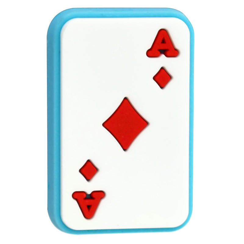 Playing Card Series Silicone Focal Beads