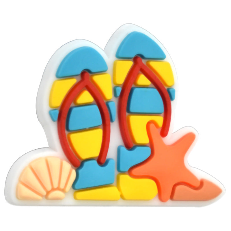 Summer Beach Series Accessories Silicone Focus Beads Silicone Focus Beads
