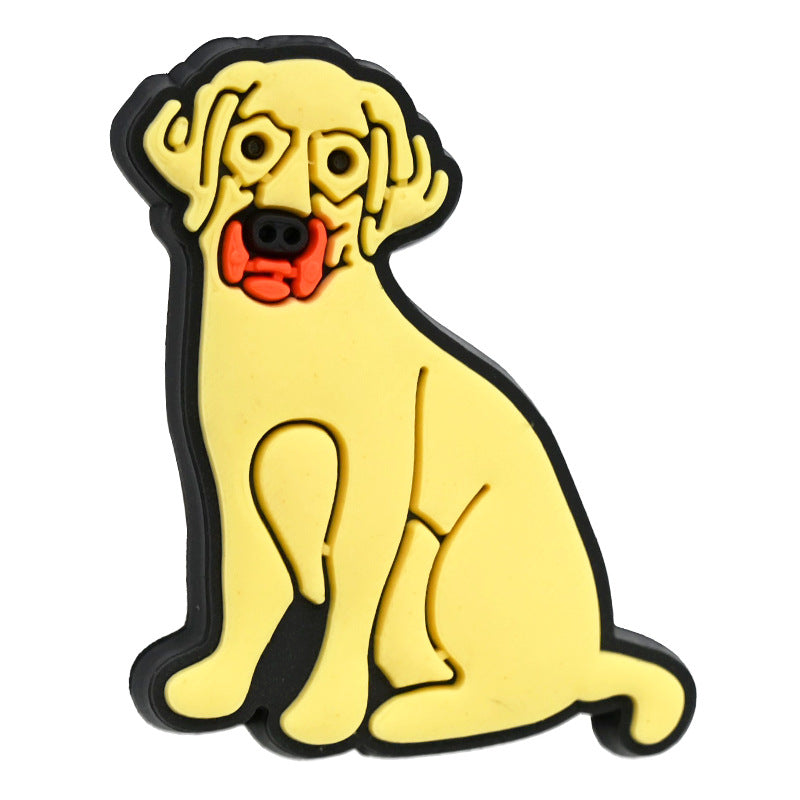 Cartoon Pet Dog Series Silicone Focal Beads