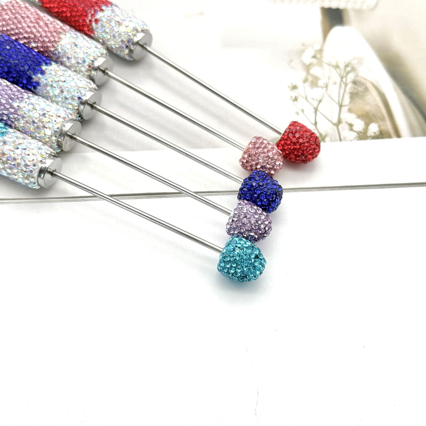 Touchscreen Gradient Full Diamond Beaded Pen