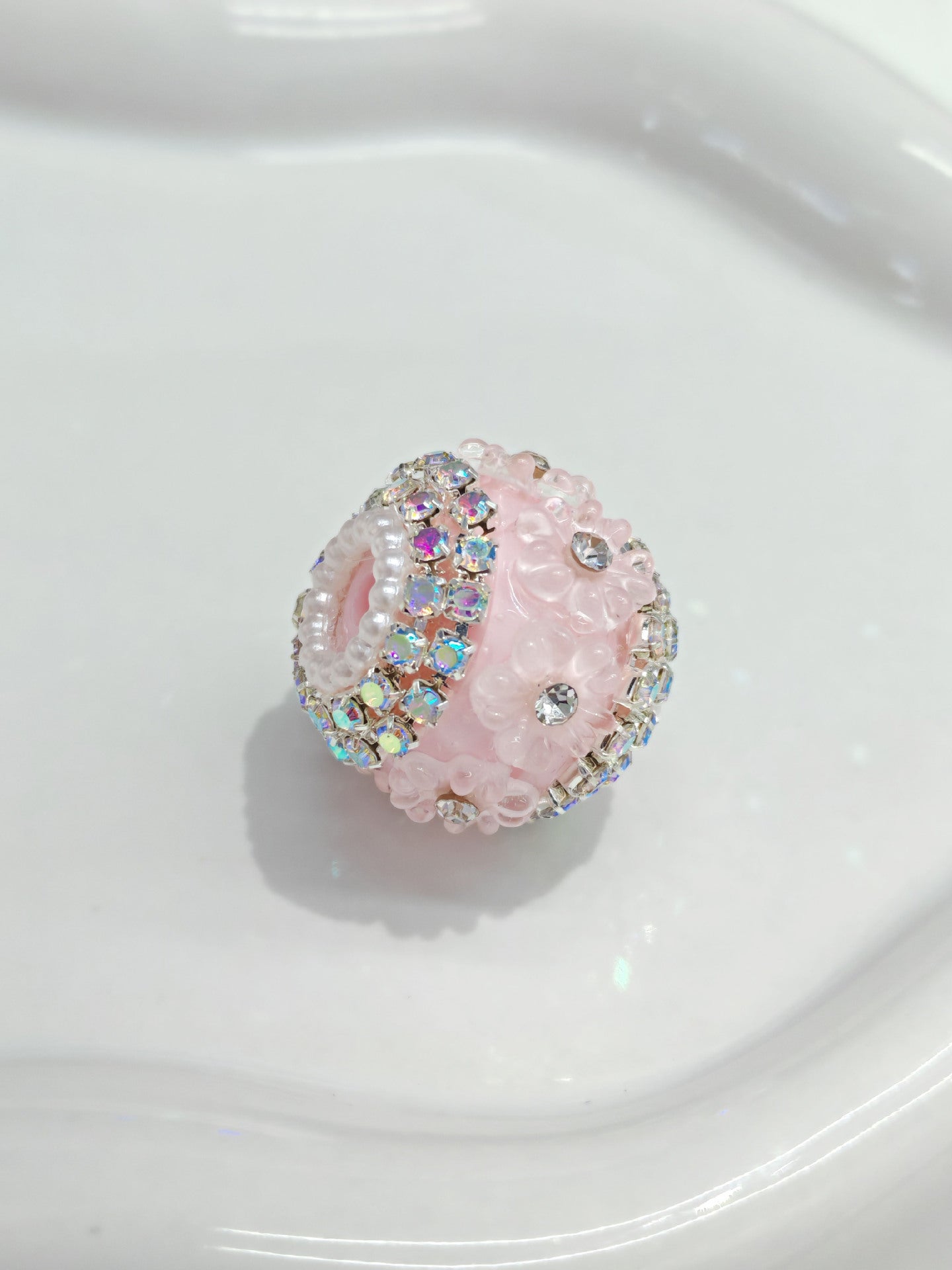 Princess Butterfly Pearl Diamond Ball Rhinestone Chain