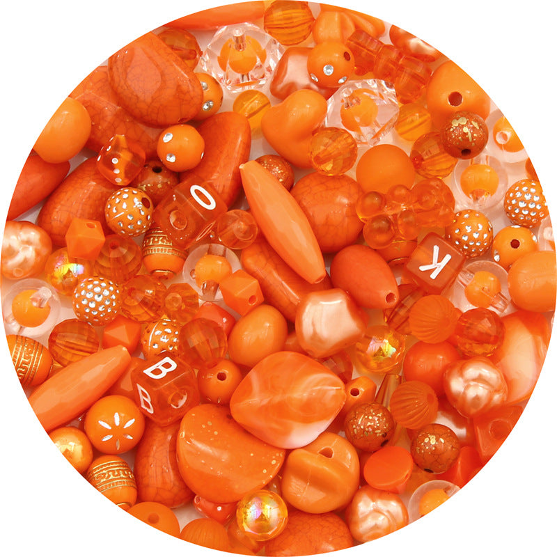 Multi-color Mixed Baroque Style Acrylic Beads