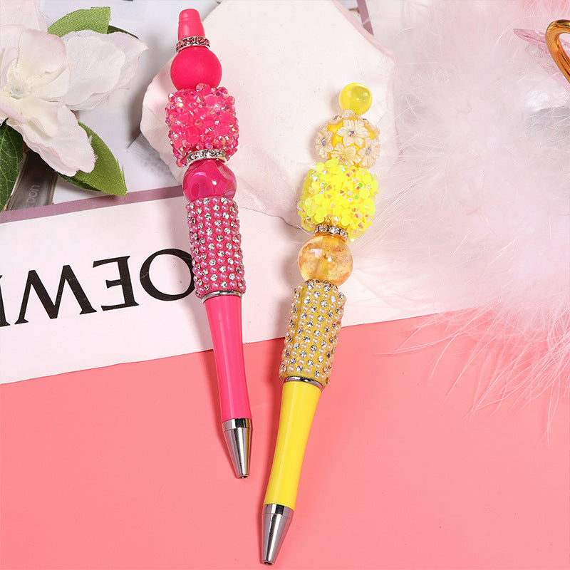 Colorful Resin Drill Soft Sugar Square Through-hole Beads