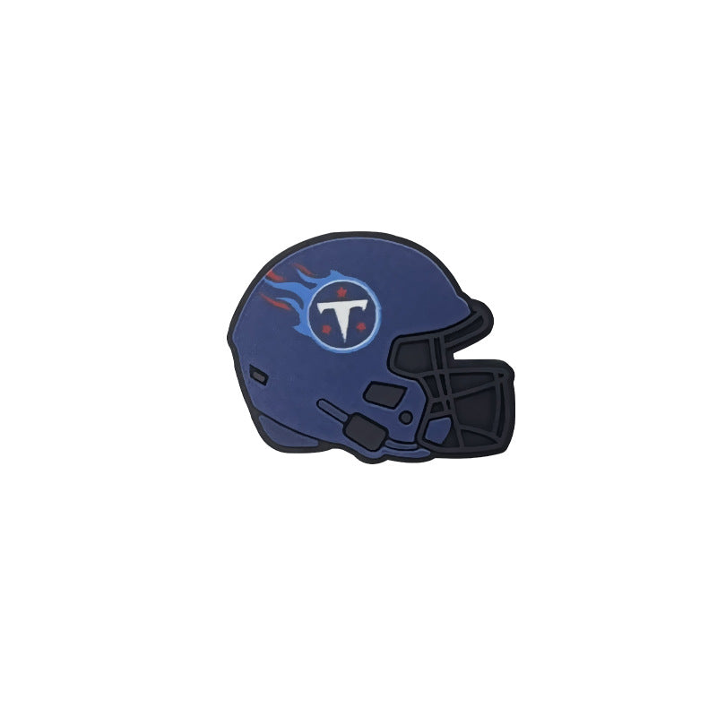 NFL Team Silicone Focal Beads American Football