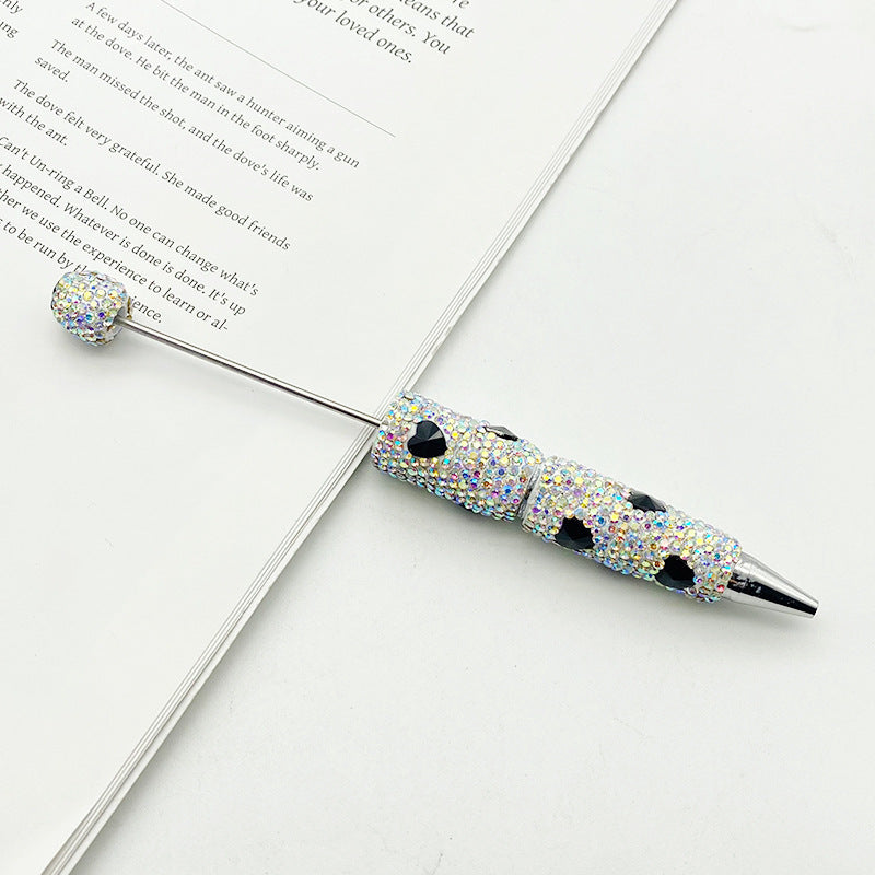 Heart-shaped Full Diamond Beaded Pen