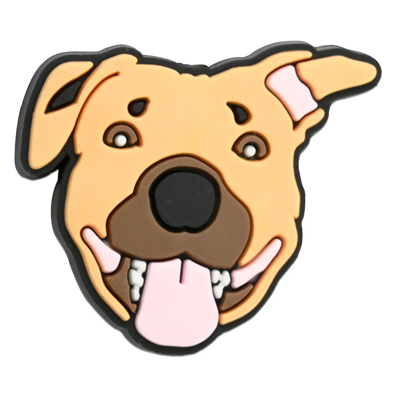 Cartoon Pet Dog Series Silicone Focal Beads