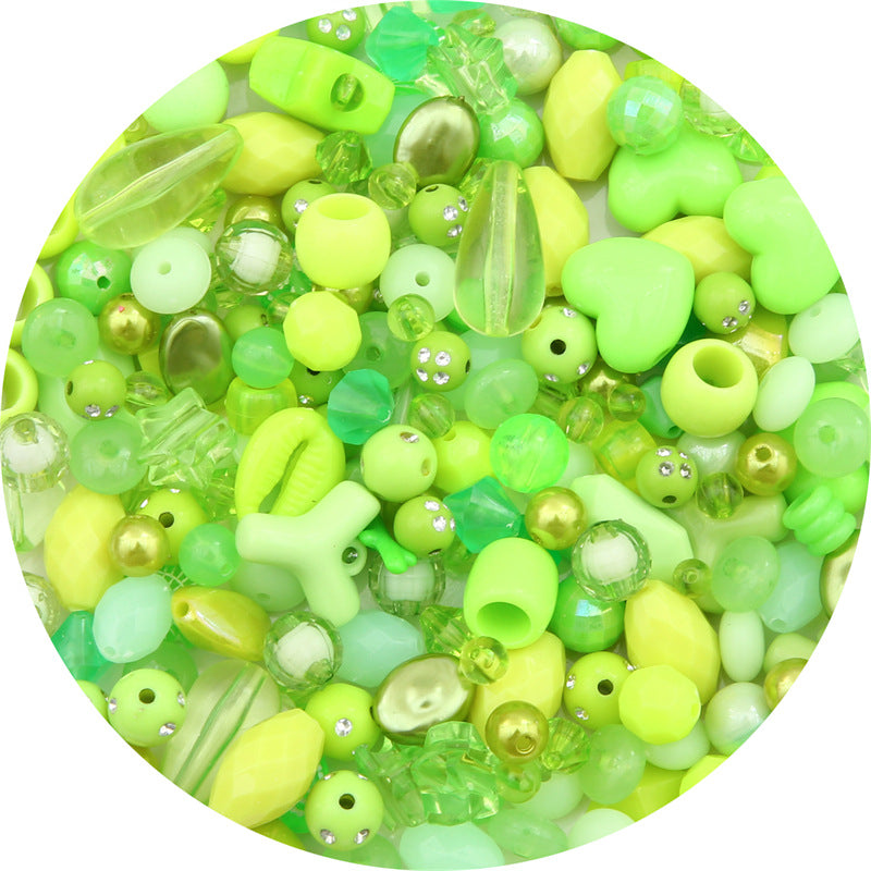 Multi-color Mixed Baroque Style Acrylic Beads