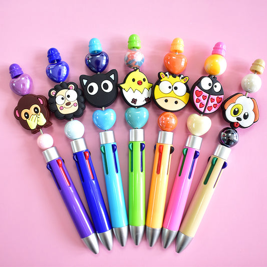 Cartoon Small Animal Series Silicone Focus Beads Silicone Focus Beads