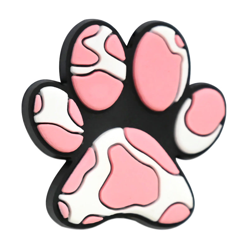 Cartoon Animal Footprint Series Silicone Focus Beads Silicone Focus Beads