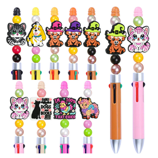 Cartoon Animal Series Silicone Focus Beads