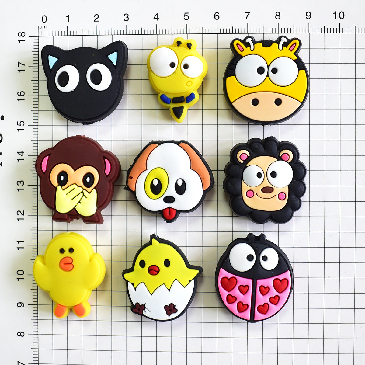 Cartoon Small Animal Series Silicone Focus Beads Silicone Focus Beads
