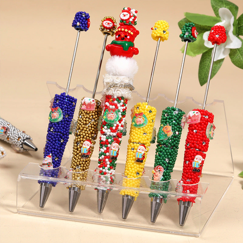 Round Bead Through-Hole Adhesive Flower Beading Pen