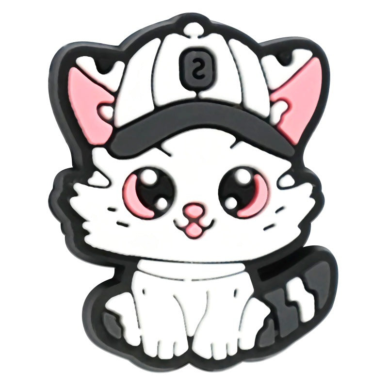 Cute Cartoon Cat Series Silicone Focus Beads Silicone Focus Beads