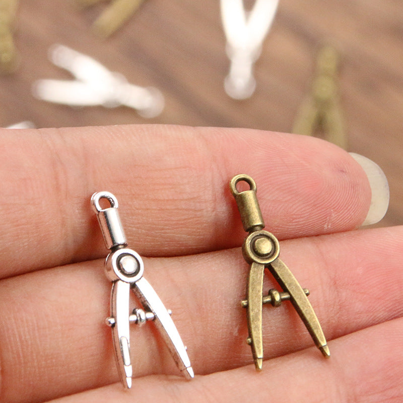 2 Colors 11X28mm Student Learning Charm