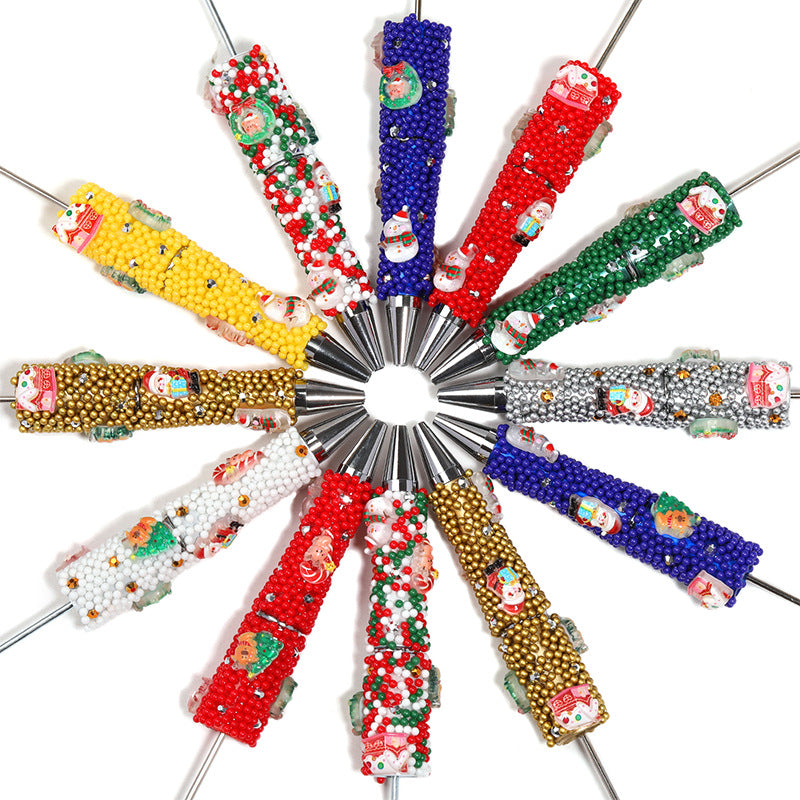 Round Bead Through-Hole Adhesive Flower Beading Pen