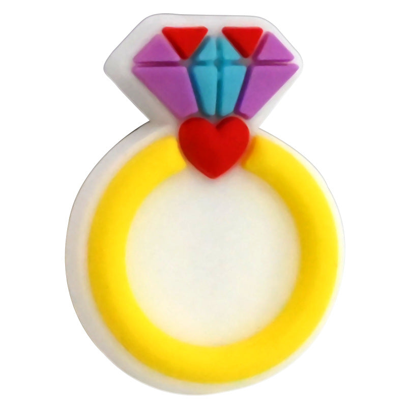 Egg Coconut Tree Rainbow Silicone Focus Beads Silicone Focus Beads