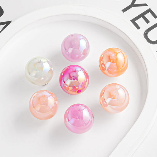 1.5mm Straight Hole Round Beads 16mm Phone Chain Bracelet Bangle Round diy Material
