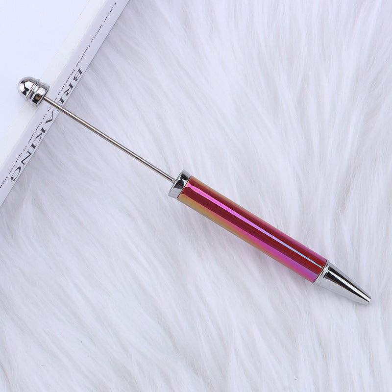 Colorful Electroplated Beaded Pen
