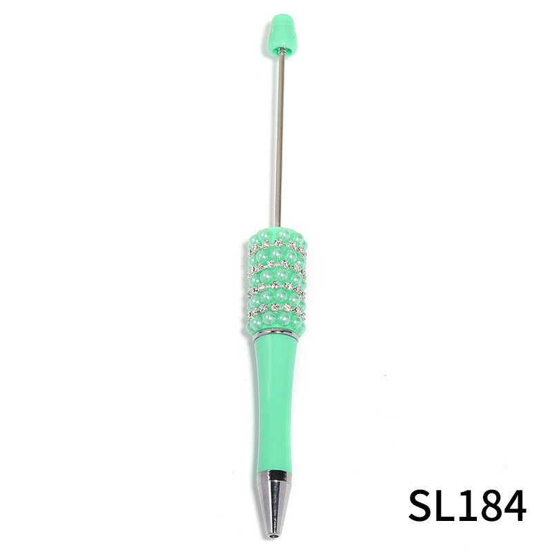 UV Plating Beaded Pen Solid Color Gradient Ballpoint Pen