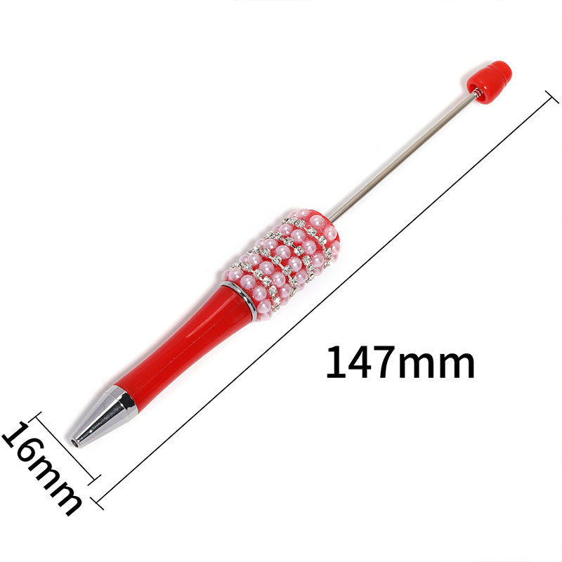 UV Plating Beaded Pen Solid Color Gradient Ballpoint Pen