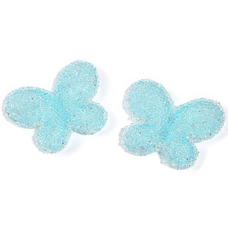 Colorful Sugar Butterfly Full Diamond Through Hole Beads