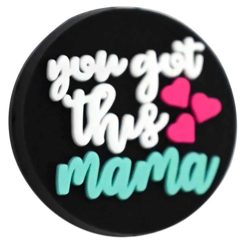 Mother's Day Series Silicone Focus Beads