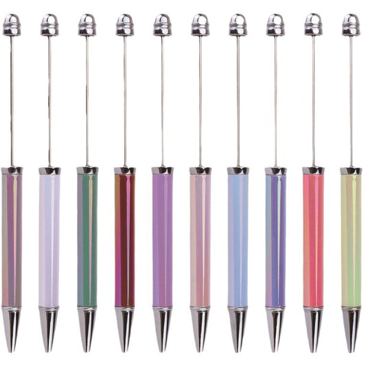 Colorful Electroplated Beaded Pen