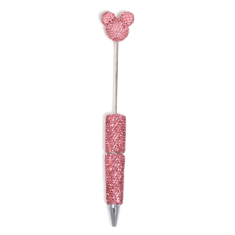 Solid Color Full Diamond Beaded Pen