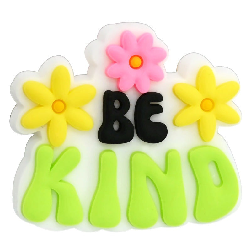 English Phrases Silicone Focus Beads Silicone Focus Beads