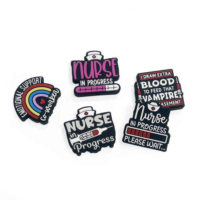 Nurse Series Food Grade Silicone Burnt Beads