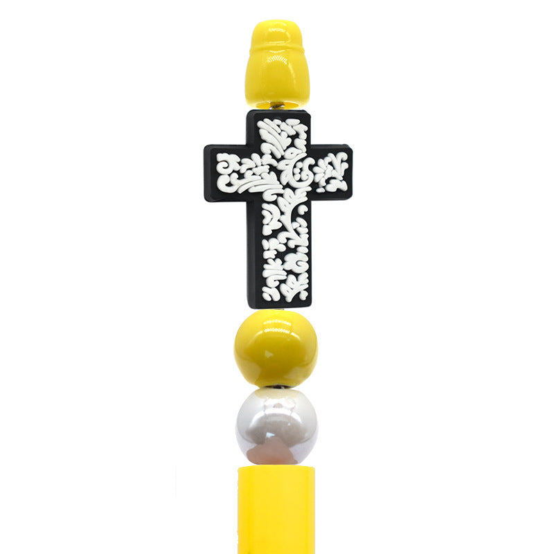 English Cartoon Series Silicone Focal Beads Silicone Focal Beads